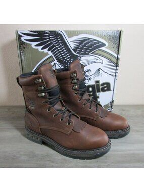 Georgia Boot Men's Carbo-Tec LT Waterproof Lace Up Work Boot GB00309